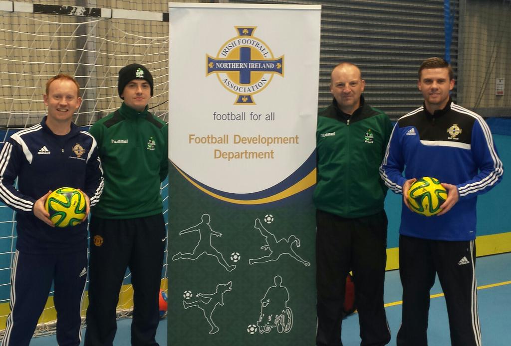 DraperstownC's tweet photo. DCFC Youth coaches Paul  and Anthony at   the first @OfficialIrishFA Futsal Introductory Course tonight at the MUSA. http://t.co/PQEZvG5sbK