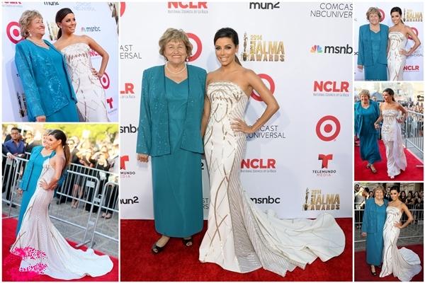 EvaLongoria59's tweet photo. #Photo : @EvaLongoria and her Mama Ella at #Alma14 ! Perfect ♥ #3 http://t.co/rU9PWX2xsQ