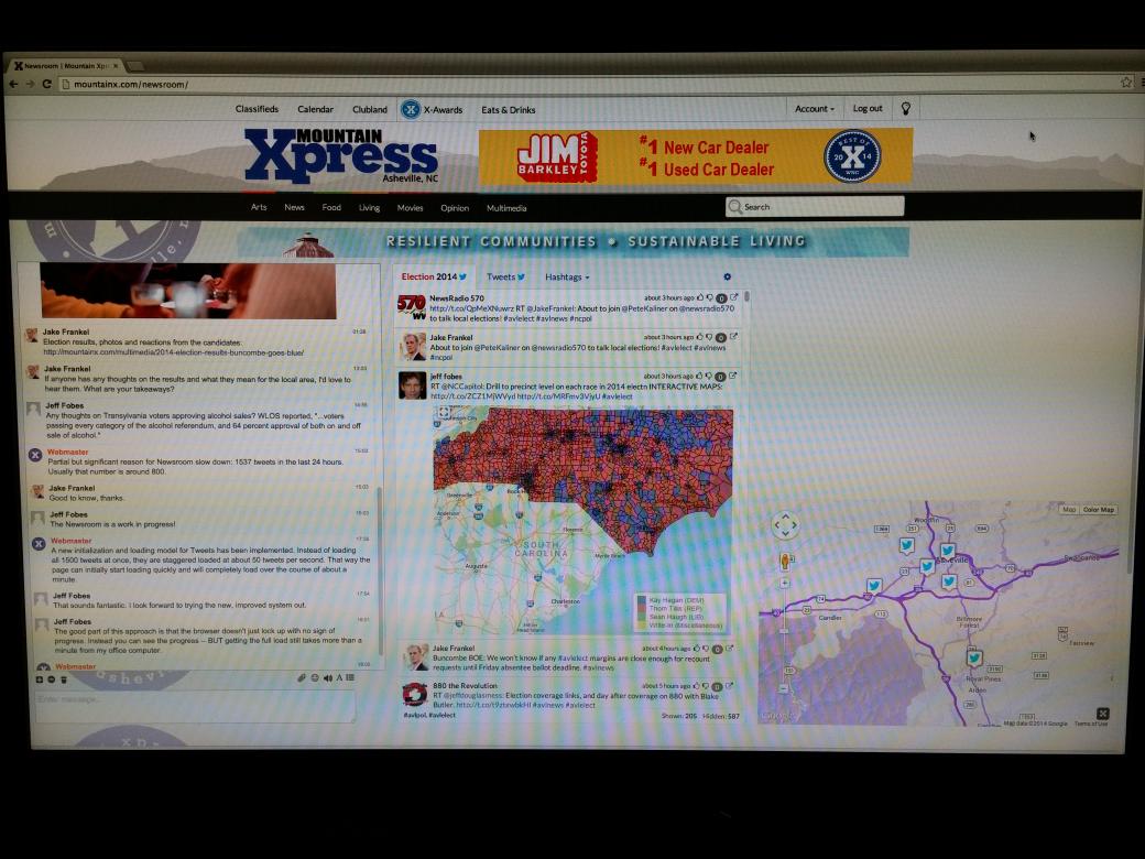 The cat is out of the bag. Check out the brand new MX Newsroom! mountainx.com/newsroom/ #avlnews