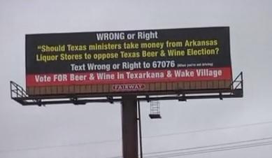 KSLA's tweet photo. Texarkana, Texas voters approve sale of beer and wine:
http://t.co/Xh8t9m2jUP #TEXElex #ETXNews http://t.co/xk2ZfAC9VF