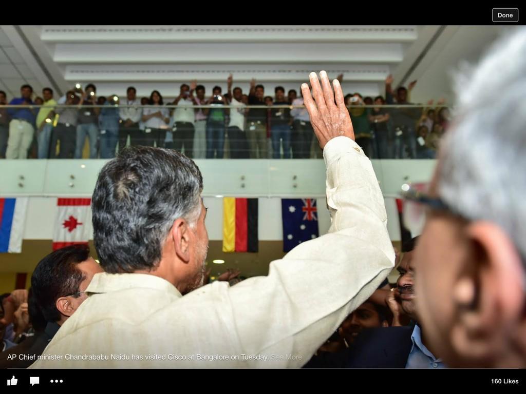 mytwit2808's tweet photo. He has a vision
He leads
He can listen
Most of all, can deliver!
@ncbn at @Cisco Benguluru
#proud of #vibrantAP CM http://t.co/fmlEKMQ2UF