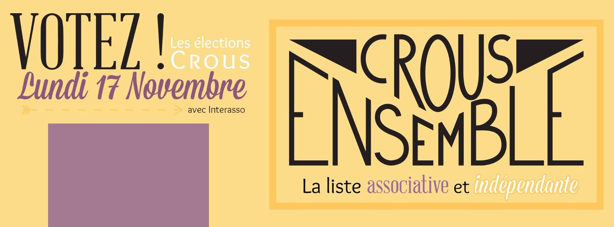 Psy_Chy's tweet photo. Votez Crous Ensemble pour une bonne représentation étudiante au Conseil d'Administration du CROUS ! #CrousEnsemble http://t.co/boIaTPjLJ1