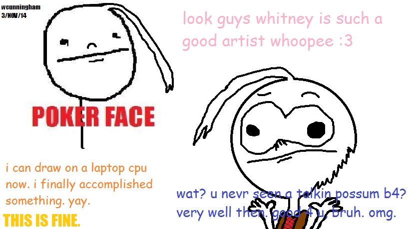 MMonkieKidK's tweet image. Much effort while drawing with MS Paint on a laptop computer.
#wallypossum #mspaint #mucheffort #wow #myart