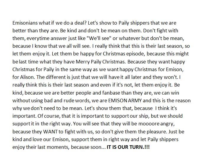 AMoravcov's tweet image. #Emison #EmisonKiss #EmisonForever #Emisonians #EmisonArmy @EmisonArmy #TeamAli #AlisonDilaurentis IMPORTANT.!!!