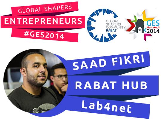 RabatShapers's tweet photo. #globalshapers attending the #GES2014. @Fikri_Saad, from @RabatShapers, co-founder of #Lab4Net &amp; #Woussoul http://t.co/odOF9JWCJj