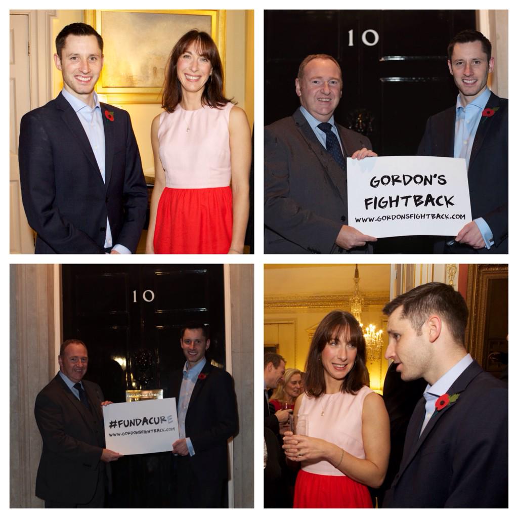 So... THIS happened last night! GordonsFightback.com goes all the way to <a href="/Number10gov/">(UK Prime Minister)</a>! #MND #ALS #FundACure