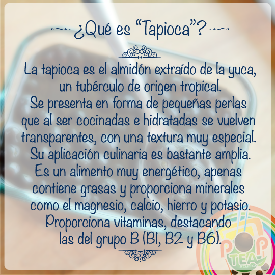 popteacentro's tweet photo. ¿Sabías? #Tapioca http://t.co/XnW5wwzMtd