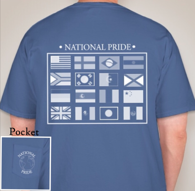 nationalpride_'s tweet photo. Blue Jean Flags design http://t.co/ROUhFrXHSY