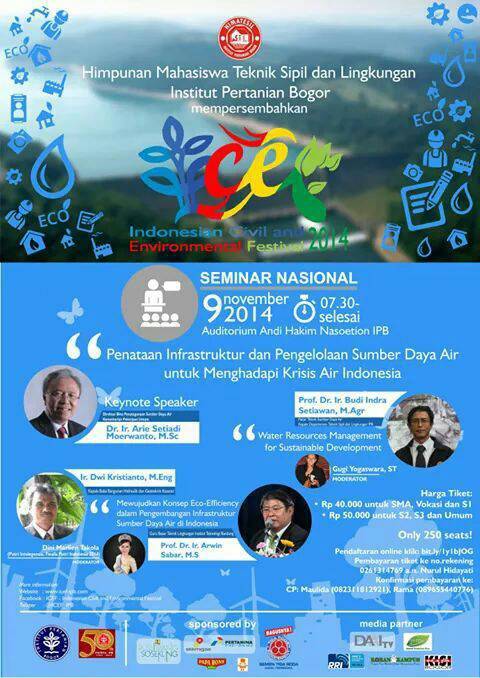 <a href="/hmtsunla/">HMTS UNLA</a> Pembelian tiket Seminar ICEF dpt dilakukan di koridor Fema atau mengisi form di bit.ly/1y1bJOG