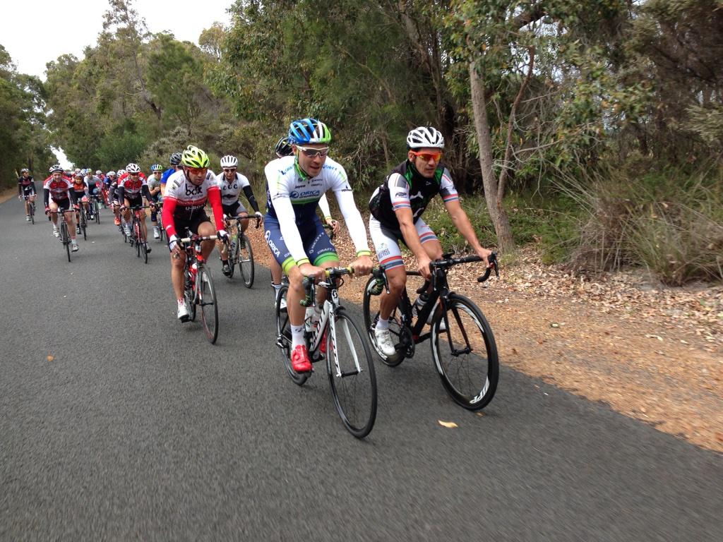 Riding with the Pros.... #2014ToMR