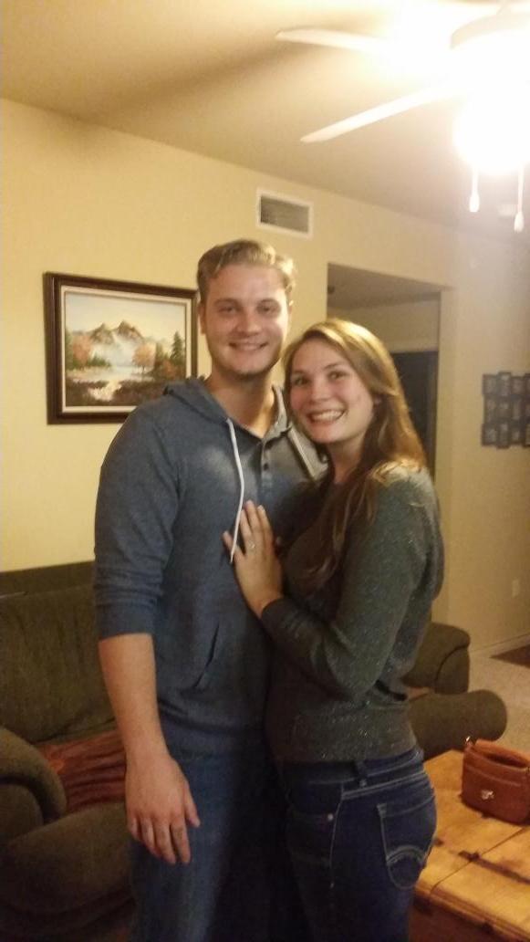 carlakristinem1's tweet photo. My darling daughter got engaged tonight #teamricks http://t.co/GTzLli4BhN