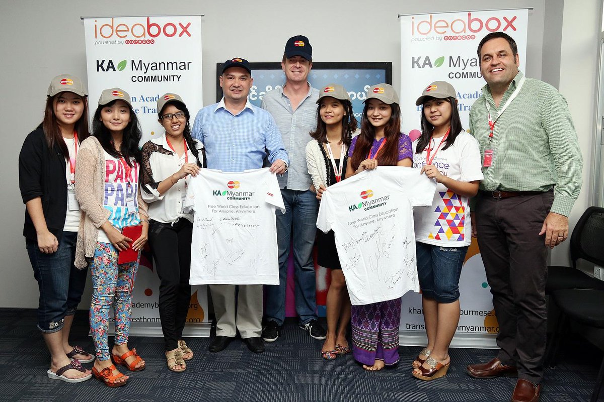 MastercardAP's tweet photo. #MasterCard partners @ooredoo_mm to advance financial literacy in Myanmar http://t.co/F85LFyQSqg http://t.co/dege3FvjPi