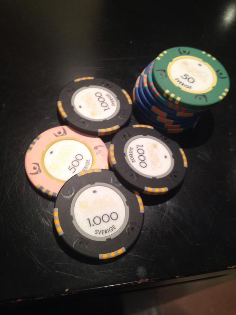 A bit in love with Stockholm's poker room. Guys just giving money away. #easyainttheword