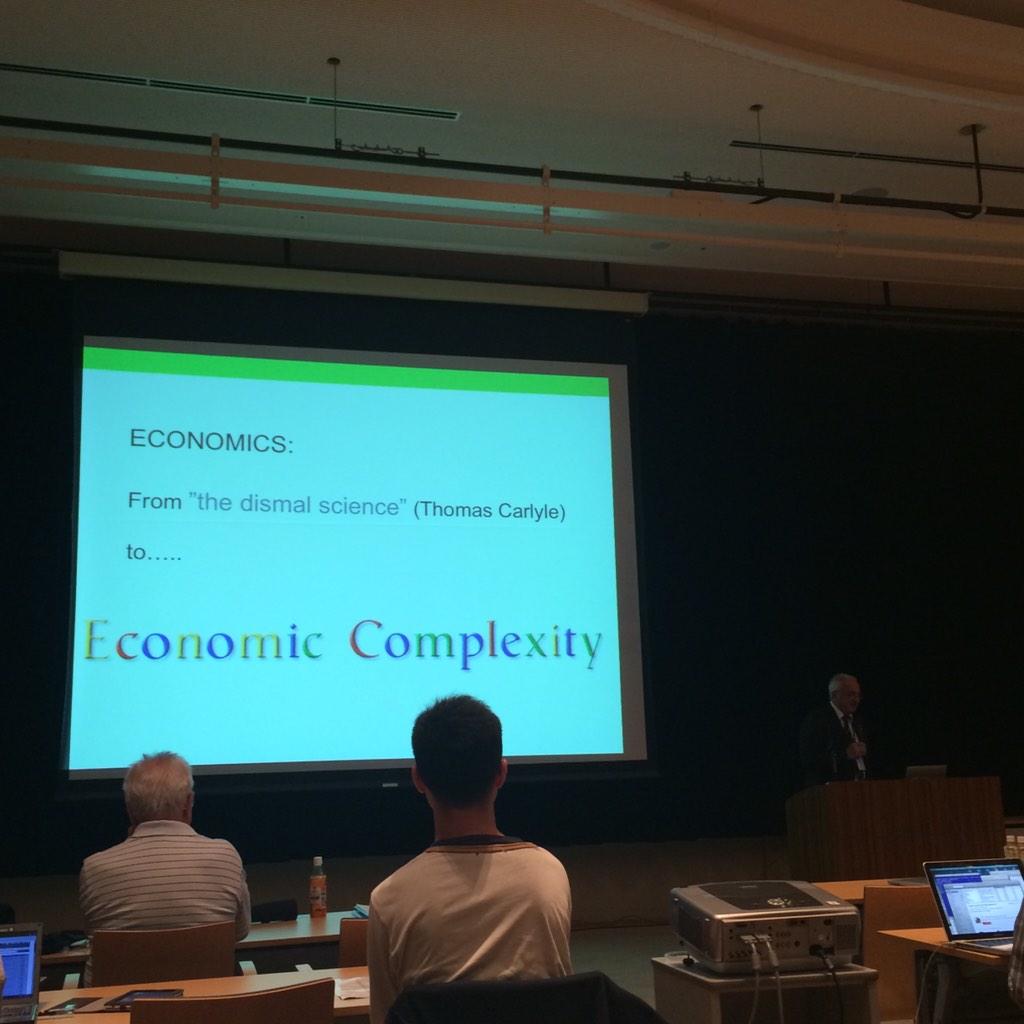 eflegara's tweet image. Economic Complexity: measuring the intangible growth potential of countries | L. Pietronero  @SMSEC2014