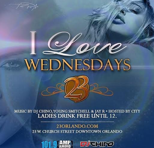 #ILoveWednesdays with @DjChino_Orlando is happening now!