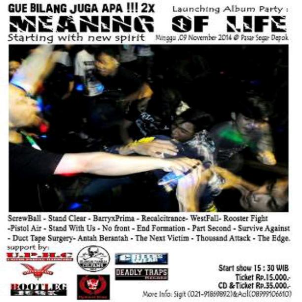 RT <a href="/meaningoflifehc/">Meaning of Life</a>: Jangan lupa ya tgl 09 november 2014 louncing 1st album kami,dateng ya broo...salam hangat .