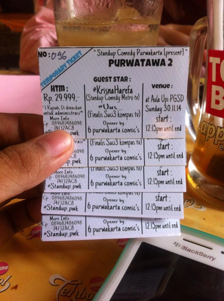 Nih teman-teman tiketnya udah ada di mimin, ayo segera beli sebelum kehabisan 😄🙌