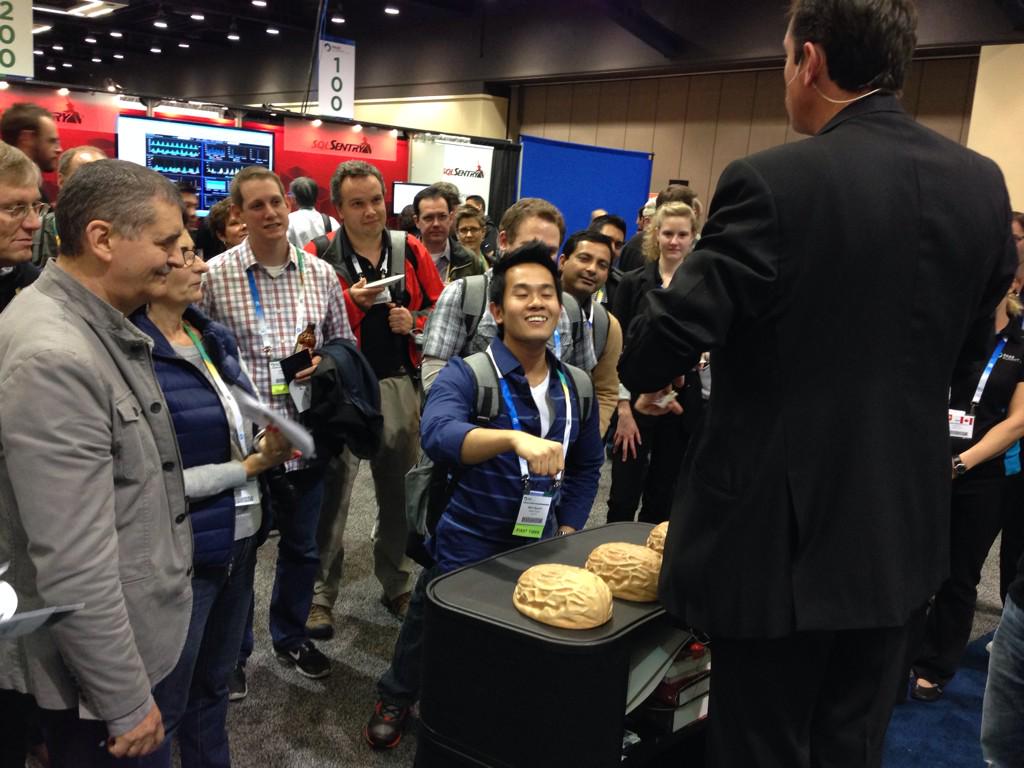 AHRaymundo's tweet image. Unbelievable magic with the @SQLDBApros at @sqlpass #Summit14 @DellSoftware booth 200, #DellSQL @DellBigData