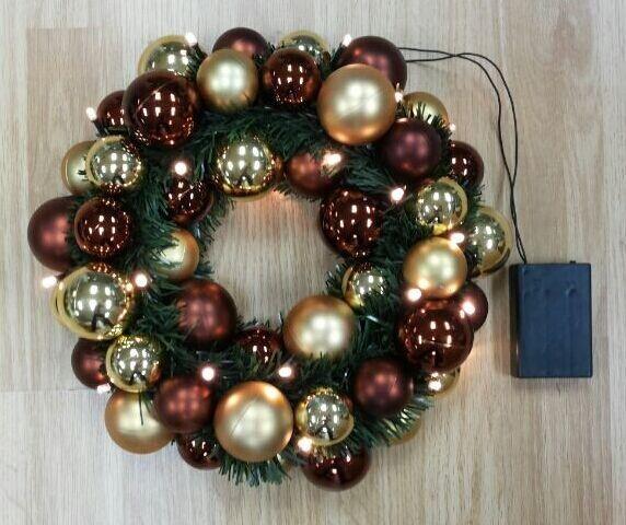 #amazing #10inch #wreaths with #LED lights at a great #price! PM me for more info and designs! (#Xmas 2015)