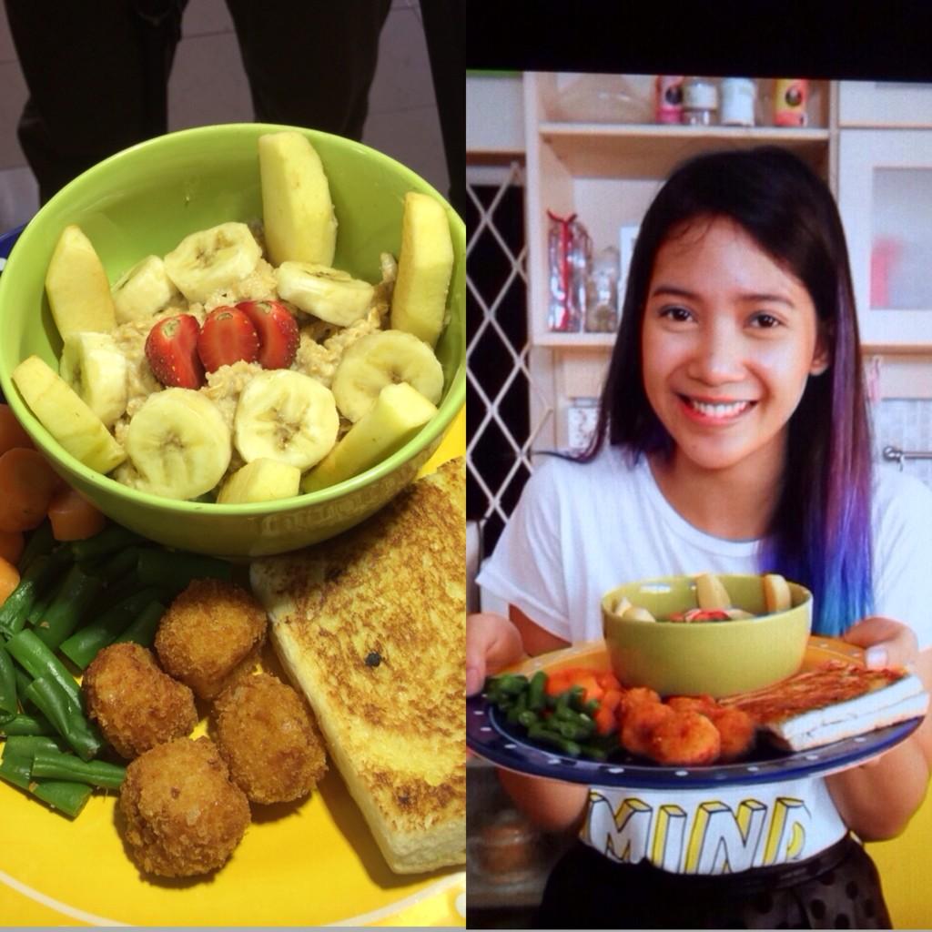 dheaseto's tweet photo. Ini bekal favorit aku: oatmeal, bitterballen dan roti 😊 @OfficialNETNews #BIKINBEKALYUK http://t.co/czv7TDIIYb