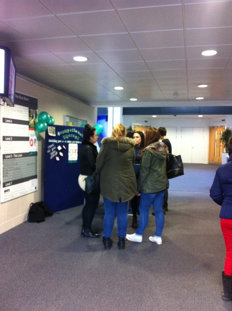 OTLeedsBeckett's tweet photo. Leeds Beckett University OT students spreading the word about #OTWeek2014 http://t.co/K44o283O4u