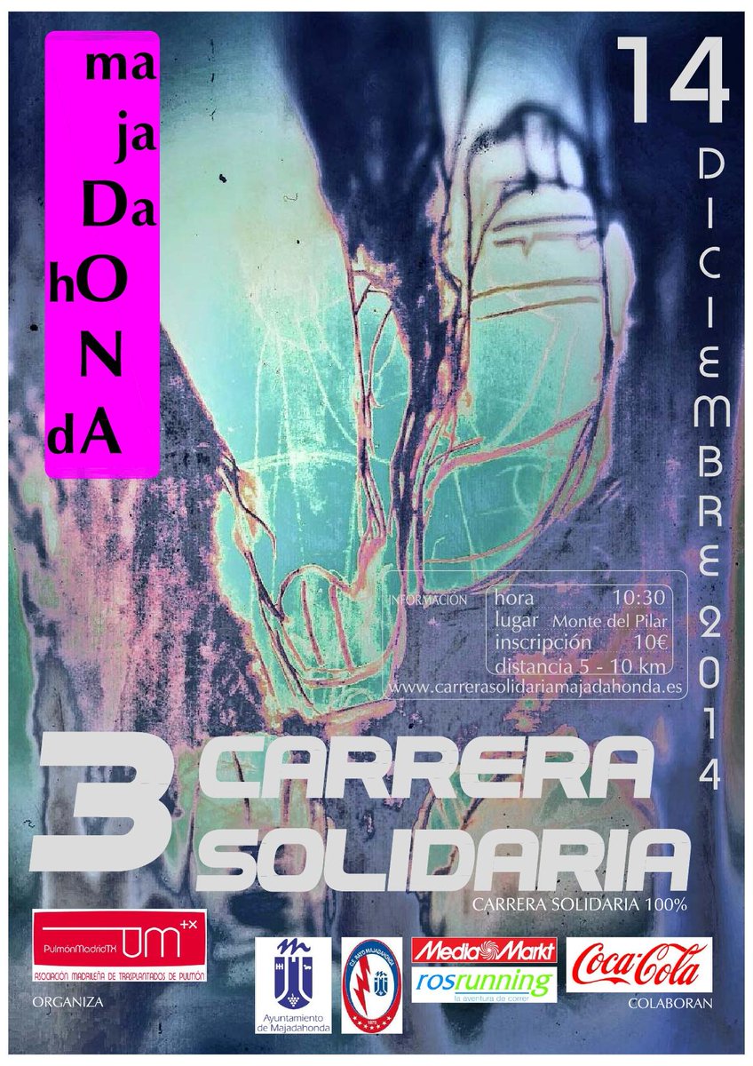 <a href="/CorrerAprendi/">Corriendo Aprendi</a> Venid a #IIICarreraSolidaria de Majadahonda el 14D. Organiza <a href="/PulmonMadridTX/">PulmónMadridTX</a> deporticket.com/dpk-detalle-ev… RT
