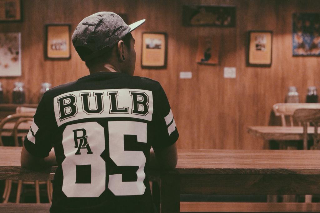 BULB "eighty five" tee (back) - IDR 100.000 | size : S/M/L/XL | ORDER SMS 081808007909