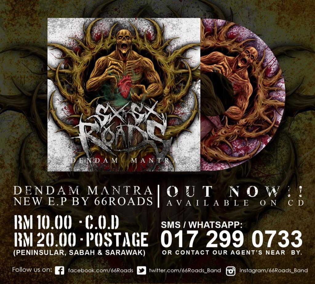 Out now!!! <a href="/66Roads_Band/">66ROADS</a> EP "Dendam Mantra" contact us to purchase...