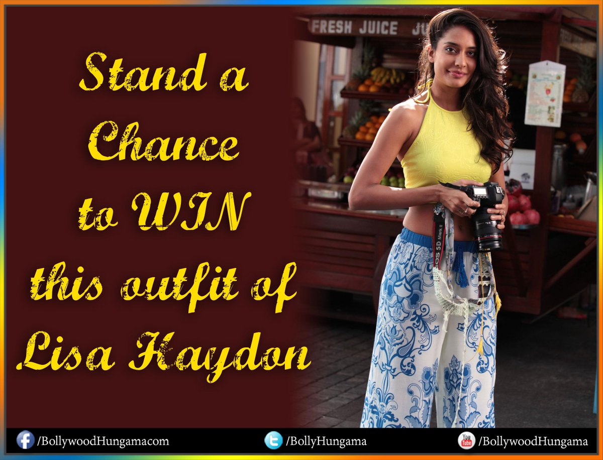 Bollyhungama's tweet photo. Which is @HaydonLisa 's upcoming movie?
Reply with #BHContest to stand a chance to WIN this outfit. http://t.co/mWb8IXYV8T