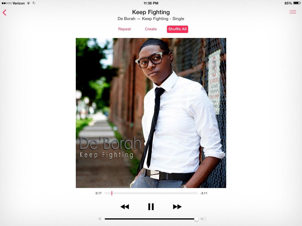 DebScolpino's tweet photo. @DeBorah_MusicT CANT BELIEVE I was slippin on your single!!! I ABSOLUTELY LOVE IT! I'm here for you!! #teamDebo http://t.co/jSK0fYeJYI