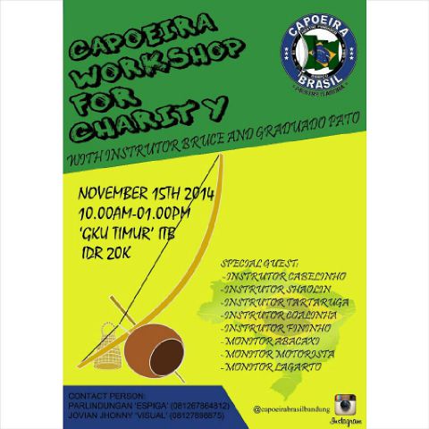 #capoeirabrasilbandung #capoeiraindonesia #itaborastudent #capoeiraforeveryone #capoeiraforcharity #letmakeagame