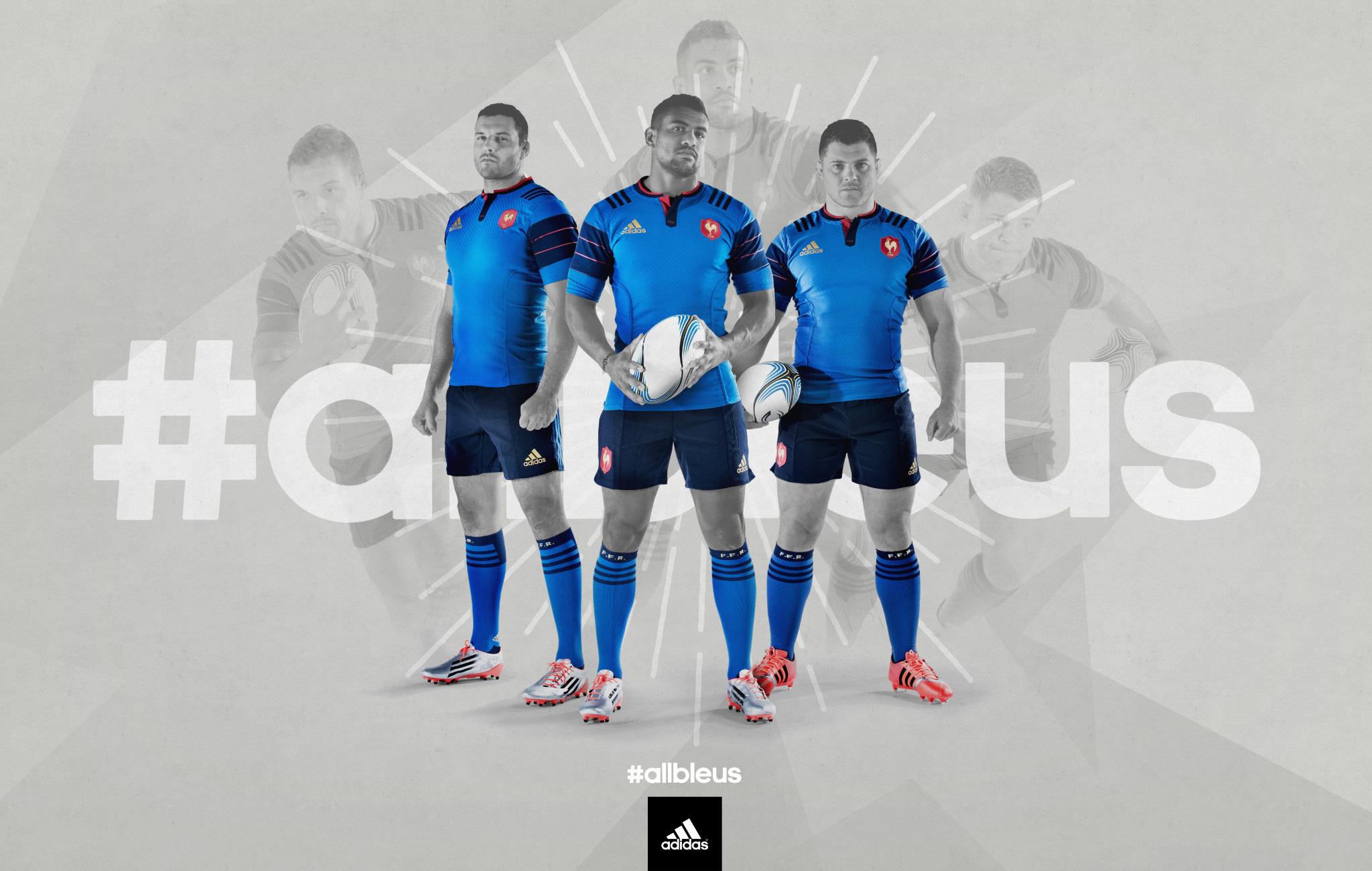 Le nouveau maillot du XV de France par Adidas.