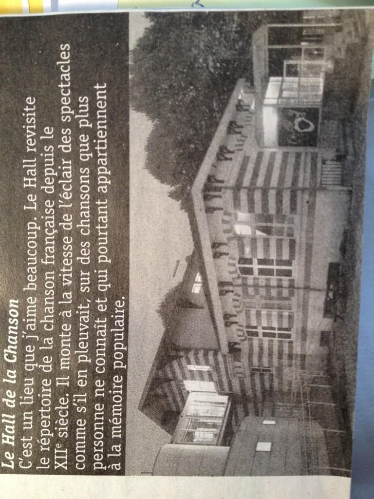 Le Hall de la chanson tweet media