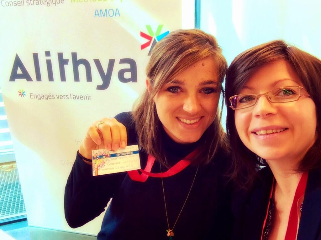 Alithya_France's tweet image. #selfie au #sophiatechforum avec @ValerieWidehem et Pauline
