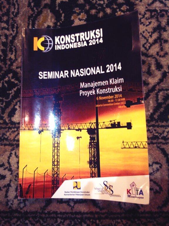 Konstruksi_ind's tweet photo. Yuk download materi seminar nasional "Manajemen Klaim Proyek Konstruksi" di sini >  http://t.co/WtaXH9sudy http://t.co/svn1g8hKJy
