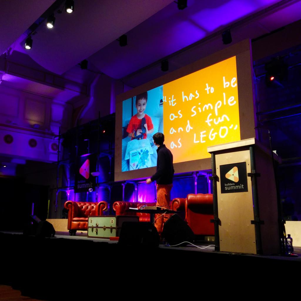 alexnklein's tweet image. "@sakalli: #builderssummit word of wisdom from @alexnklein s cousin #kano http://t.co/QsiSxiLdQ4" cc @cape