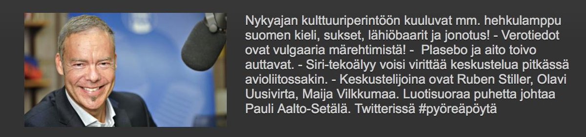 FaroFinland's tweet photo. @PauliAS , Olavi Uusivirta, Maija Vilkkumaa &amp; Ruben Stiller ja #kulttuuriperintö @yleareena http://t.co/d0EnFZLDkb http://t.co/rKNwIo9mNX