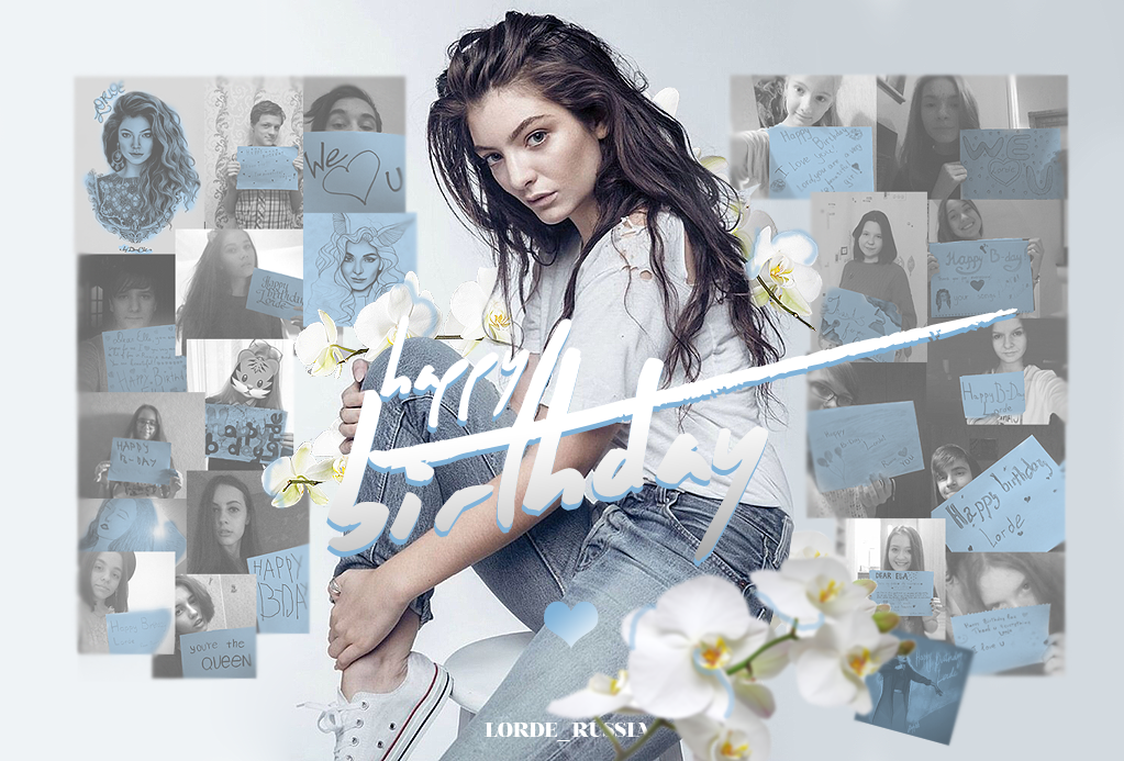 lorde_russia's tweet photo. Happy Birthday @lordemusic from Russia &amp; CIS! @lorde_russia made it for you: http://t.co/CRtzrrYztG