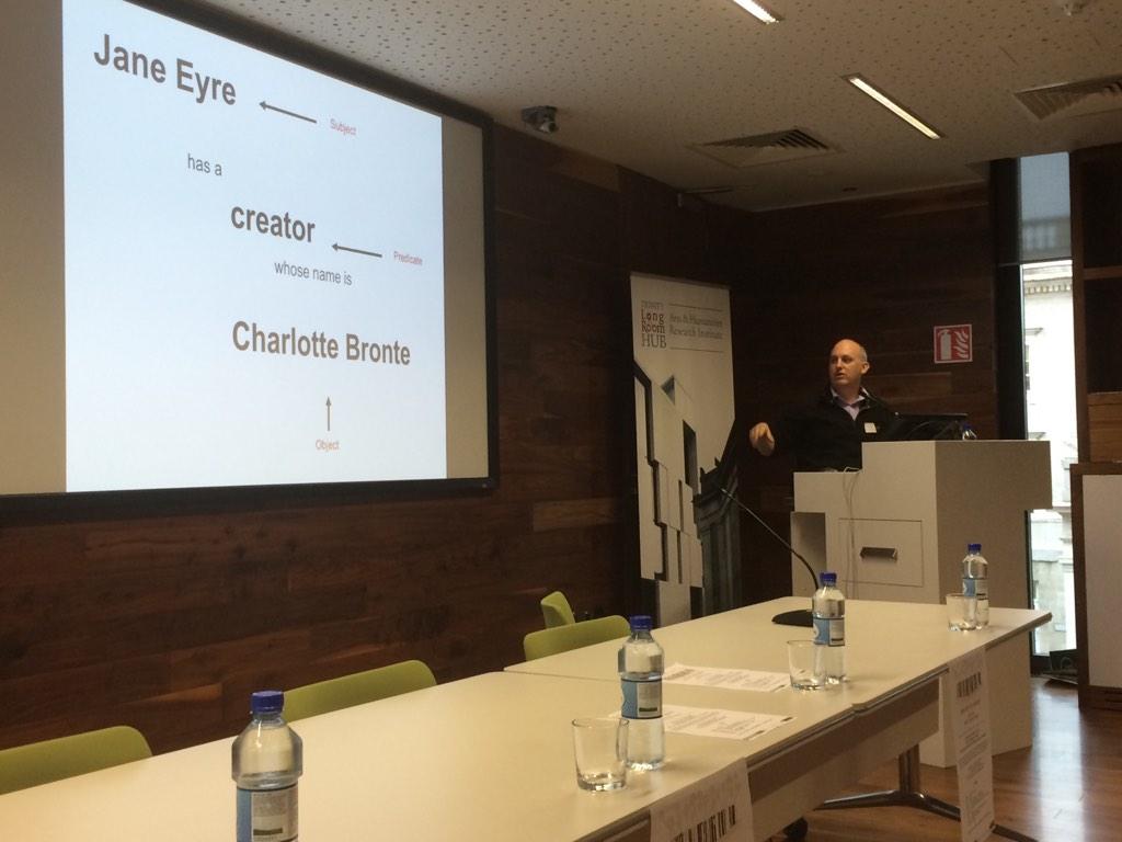 LAICMG's tweet image. Next up is Owen Stephens @ostephens talking about Real Linked Data: publishing and using it #lodlib14