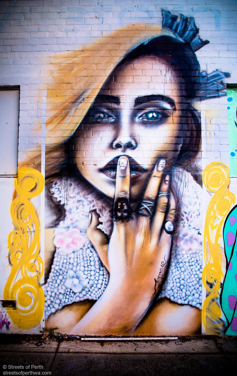 DlgermanyDavid's tweet photo. RT @StreetsofPerth: #mural by @jerome_artist, painted on side of the #CornerGallery in #Subiaco.
#perth #lovemyperth http://t.co/OIuALuNTzt”