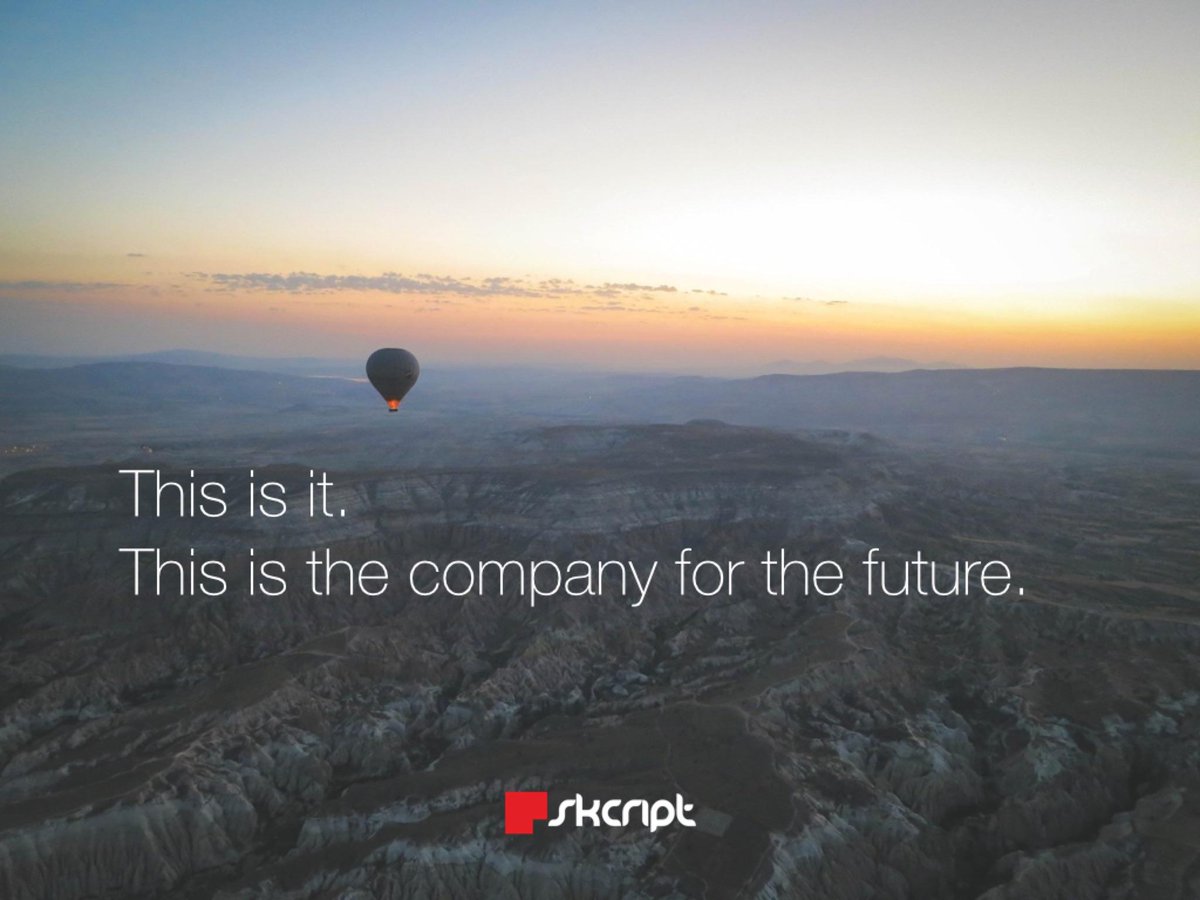 SkcriptHQ's tweet image. This is everything we believe in. This is how it is to work at #Skcript: goo.gl/X3OgdE
