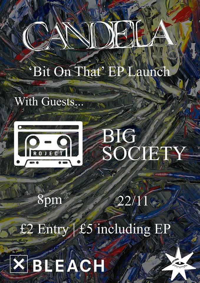CandelaBrighton's tweet photo. 'Bit on That' EP launch @Bleach_Brighton  w/ Project 9 and @WeAreBigSociety  22.11.14 £2 OTD / £5 with EP http://t.co/Q2JiB1Y822