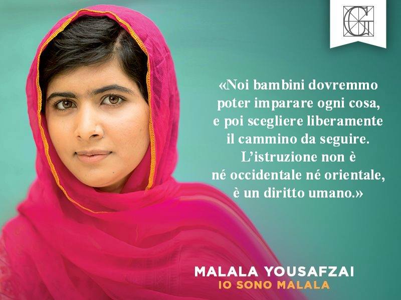 Il Libraio on Twitter: "Una delle frasi più belle di #Malala. http://t.co/pjaki9Z9xe ...