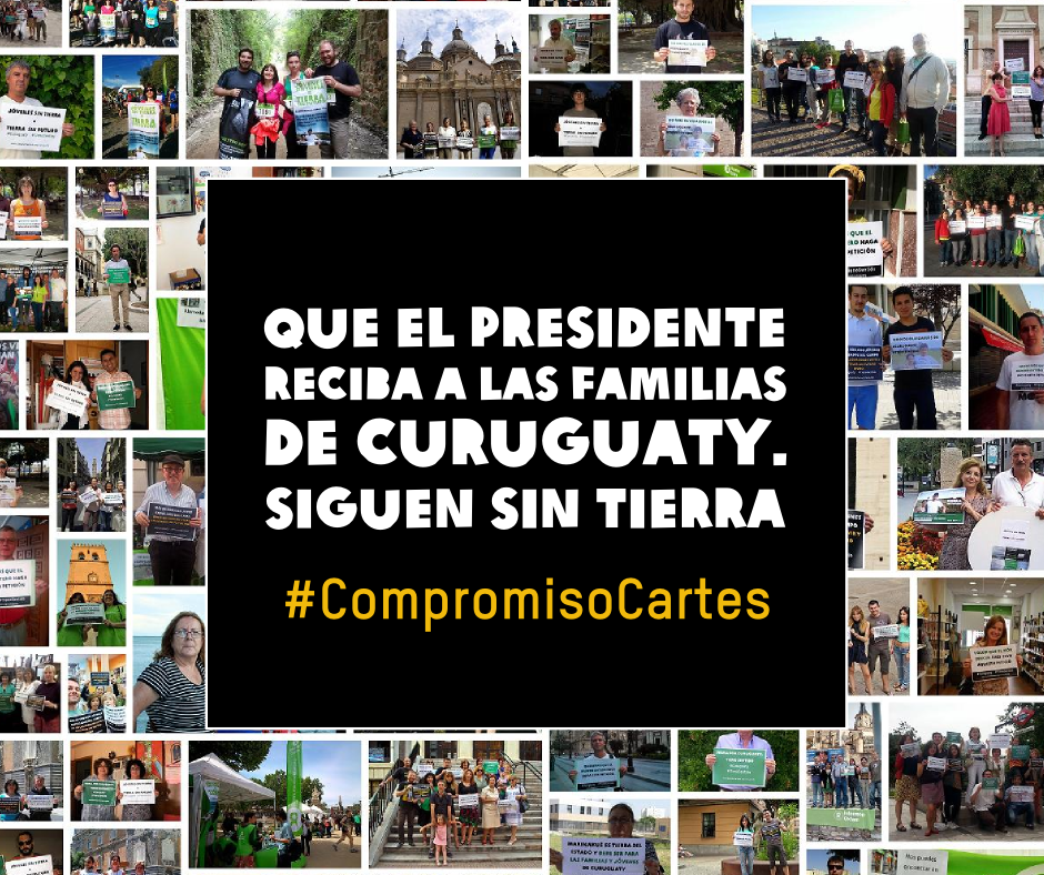 OxfamenParaguay's tweet photo. Más de 280 personas protagonizaron hoy acción en redes pidiendo #CompromisoCartes: http://t.co/8Lkmoh6yOX. #Curuguaty http://t.co/ZV0mgdayUY