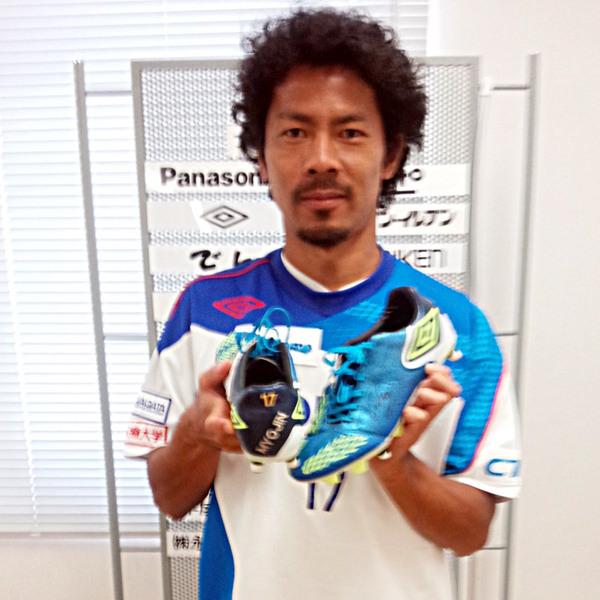 ガンバ選手サイン入り サッカースパイク