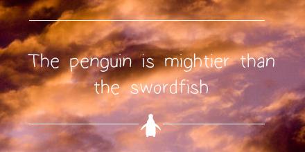 MontyThePenguin's tweet image. And don’t you forget it. #MontyThePenguin