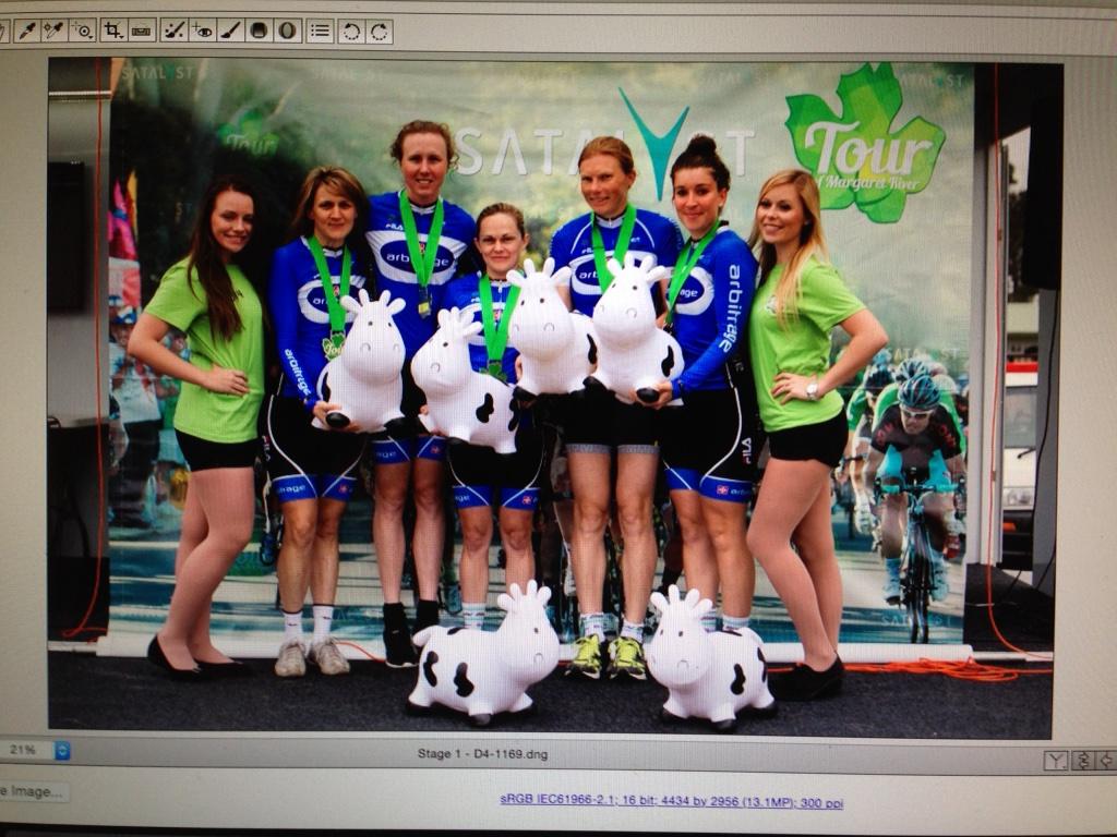 An equally impressive effort by the Arbitrage women winning stage 1 #2014ToMR