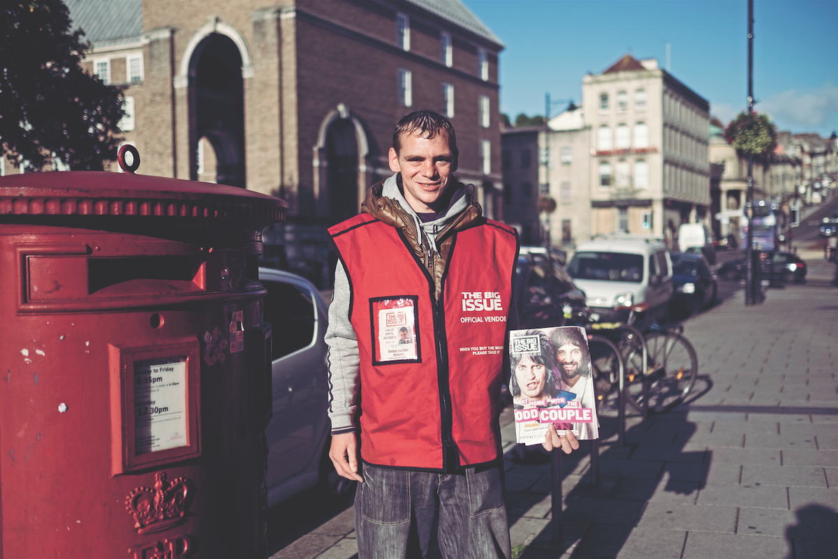 "Selling The Big Issue gives me stability, keeps me on the straight and narrow." Meet Rhys.
bit.ly/13Mah9k