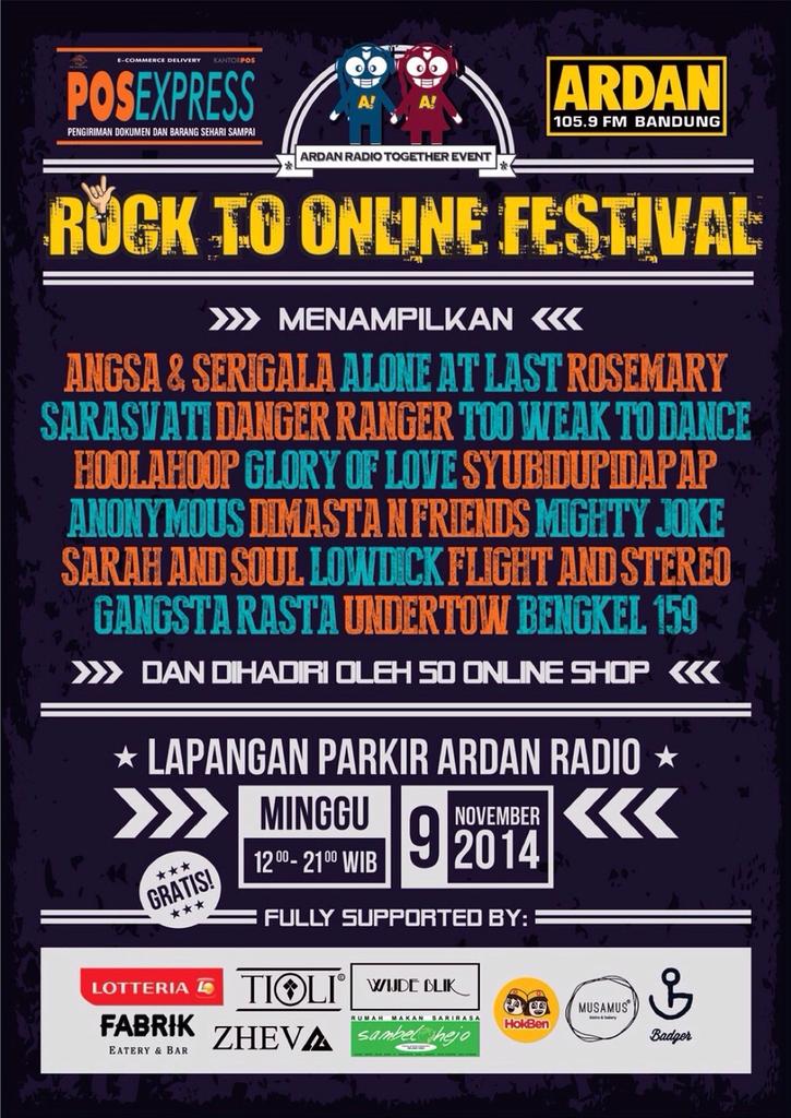 sarasvatimusic's tweet photo. :p "@uwinuwinedwin: Yeaahh, request perahu layar RT @sarasvatimusic: tgl 9 Nov kita berdendang bareng di @ardanradio http://t.co/n4G9Q0963P"