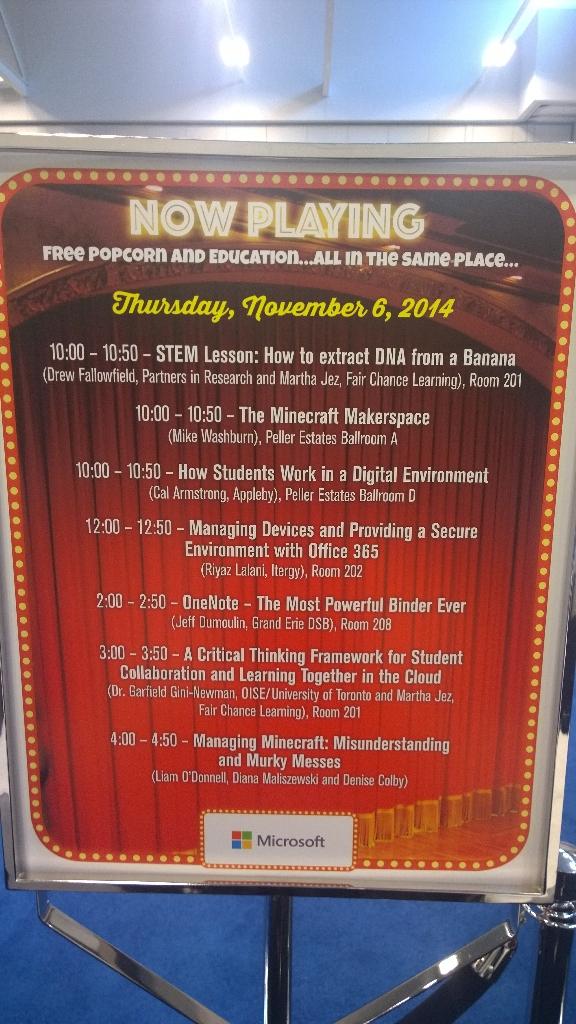 marthajez's tweet photo. #bit14 amazing line up of a great crew and cast @MicrosoftEduCA Can't wait!!! http://t.co/vC15Tki6qE